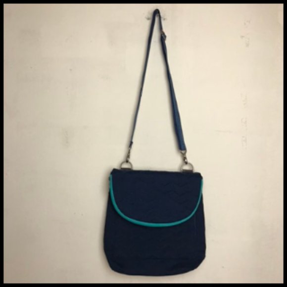 quilted fabric crossbody bag